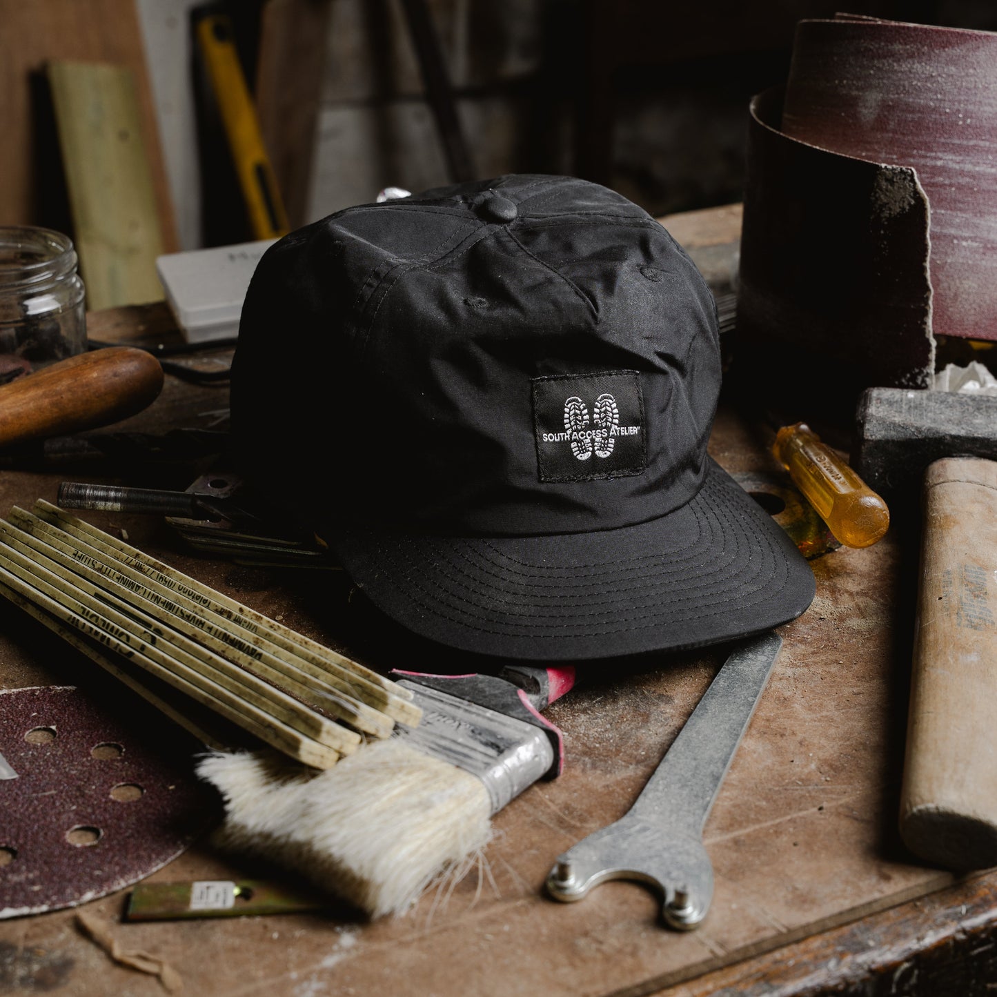 091 Nylon Ultra light Black Navigator Cap